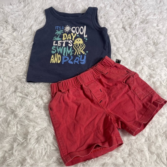 Garanimals | 6-9 boys shorts & tank top shirt - Picture 7 of 7